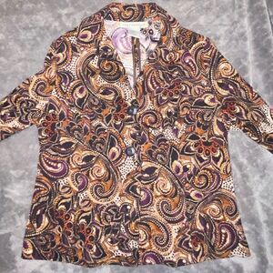 Requirements Two Button Paisley Jacket